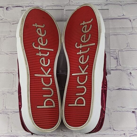 Bucketfeet "You Are Beautiful" Canvas Slip-On Sneakers - Picture 9 of 10